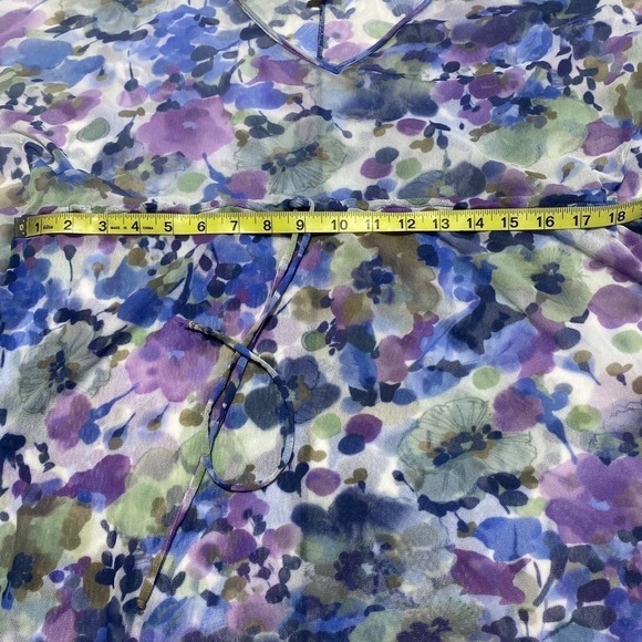 SWEET Pea Motherhood Maternity Floral Blouse Large - Picture 5 of 11